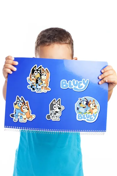 Bluey Mini Sticker Seti – Çocuk Sticker | Laptop & Defter Etiketleri | Sevimli Karakter Sticker Seti